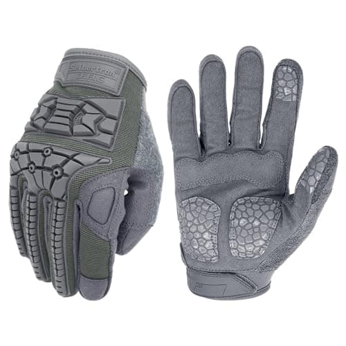 Seibertron T.F.F.I.G 2.0 Men's Tactical Gloves for Hunting Hiking Motorbike Riding — Grey-t.f.f.i.g