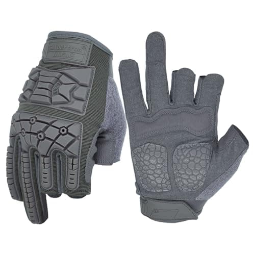 Seibertron T.F.F.I.G 2.0 Men's Tactical Gloves for Hunting Hiking Motorbike Riding — Grey-T.T.F.I.G