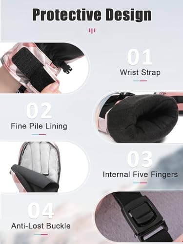 RIGWARL Winter Gloves Touchscreen Insulated for Running and Cycling