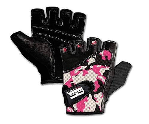 RIMSports Workout Gloves for Men and Women — Camouflage Pink