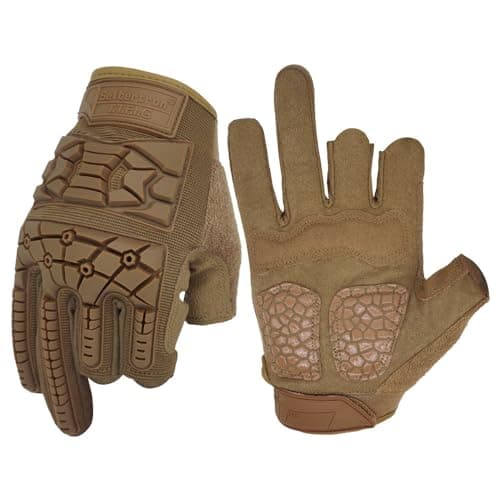 Seibertron T.F.F.I.G 2.0 Men's Tactical Gloves for Hunting Hiking Motorbike Riding — Coyote-T.T.F.I.G
