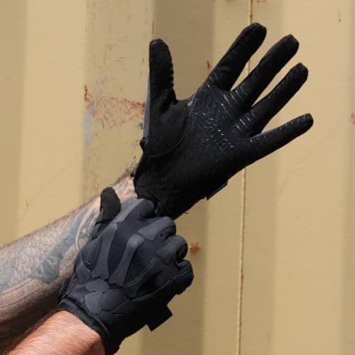 Reaper Dark Skeleton Gloves - Lightweight for Airsoft, Paintball, Cycling & More