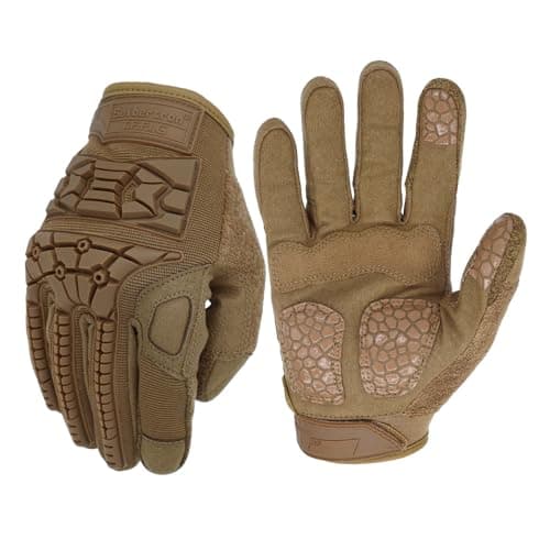 Seibertron T.F.F.I.G 2.0 Men's Tactical Gloves for Hunting Hiking Motorbike Riding — Coyote-T.F.F.I.G