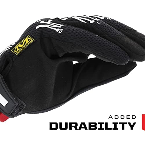 Mechanix Wear Original Synthetic Leather Safety Gloves, Durable Touchscreen Capable, Black, X-Large