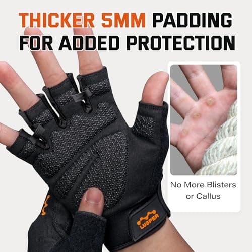 Lusper Workout Gloves for Men and Women