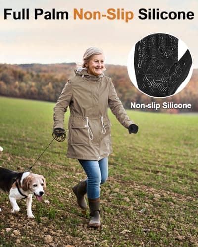Extreme Cold Weather Waterproof Gloves for Men and Women with Touchscreen Fingers