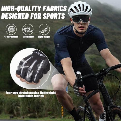 Skeleton Anti-Slip Shock-Absorbing Biking Gloves for Men & Women