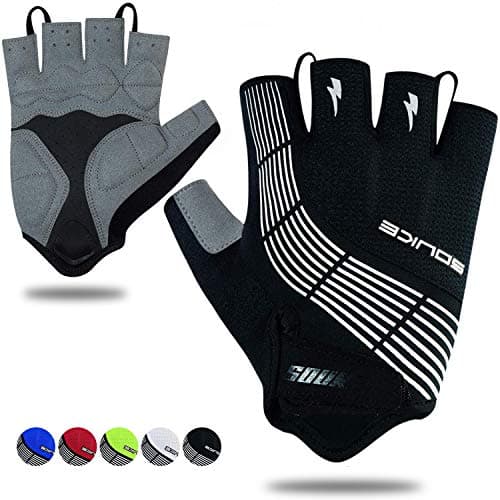 Souke Sports Half-Finger Cycling Gloves MTB Road Anti-Slip Shock-Absorbing