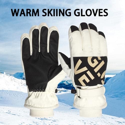 RIGWARL Unisex Waterproof Touchscreen Ski Gloves with Thermal Insulation