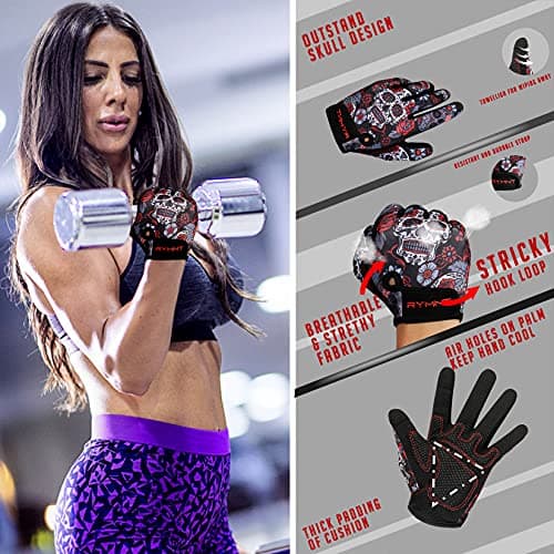 Weight Lifting Gloves with Full Palm Protection & Extra Grip