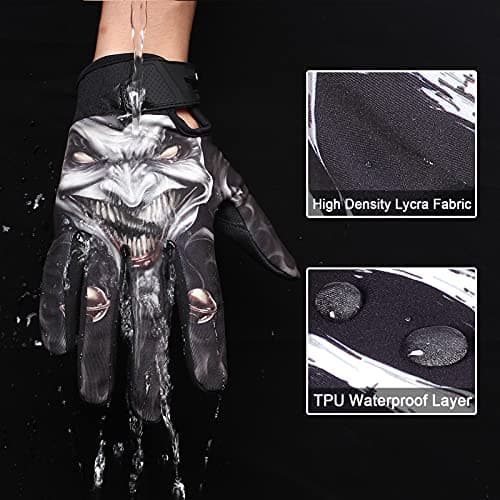 Winter Motorcycle Work Gloves for Men and Women with Touchscreen, Flexible Breathable Fit