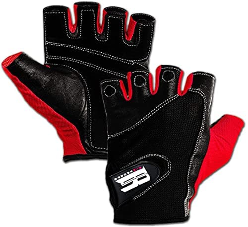 RIMSports Workout Gloves for Men and Women — Red