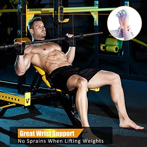 Breathable Weight Lifting Gloves for Workout Gym with Wrist Support | Enhance Palm Protection - Perfect for Fitness and Training