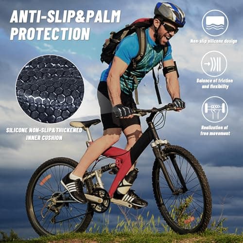 Skeleton Anti-Slip Shock-Absorbing Biking Gloves for Men & Women