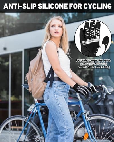 Skeleton Touchscreen Cycling Gloves for Men and Women