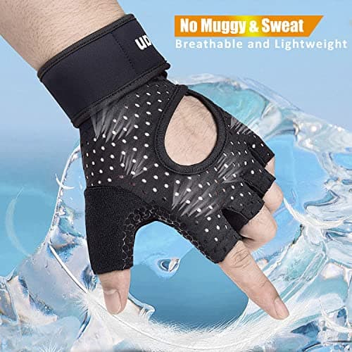 Breathable Weight Lifting Gloves for Workout Gym with Wrist Support | Enhance Palm Protection - Perfect for Fitness and Training
