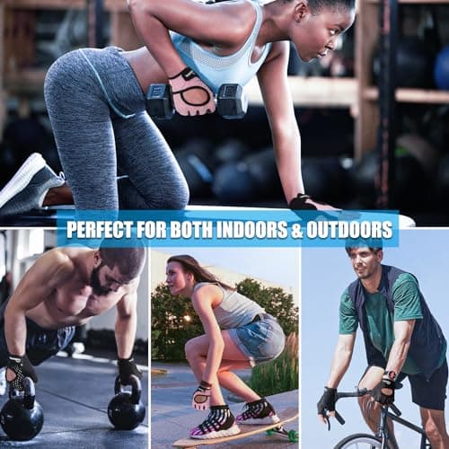 Gym Gloves for Men & Women with Full Palm Protection