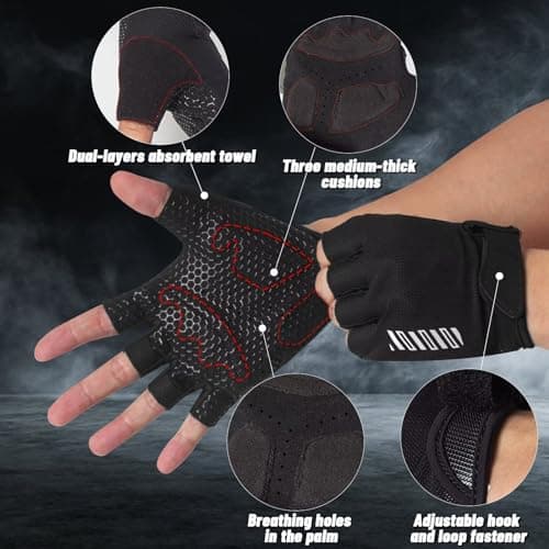Fitness Gloves for Men and Women: Full Palm Protection and Excellent Grip