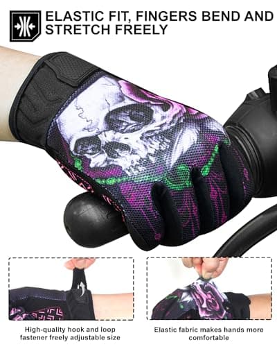 RIGWARL touch screen non-slip skeleton gloves for cycling enthusiasts.