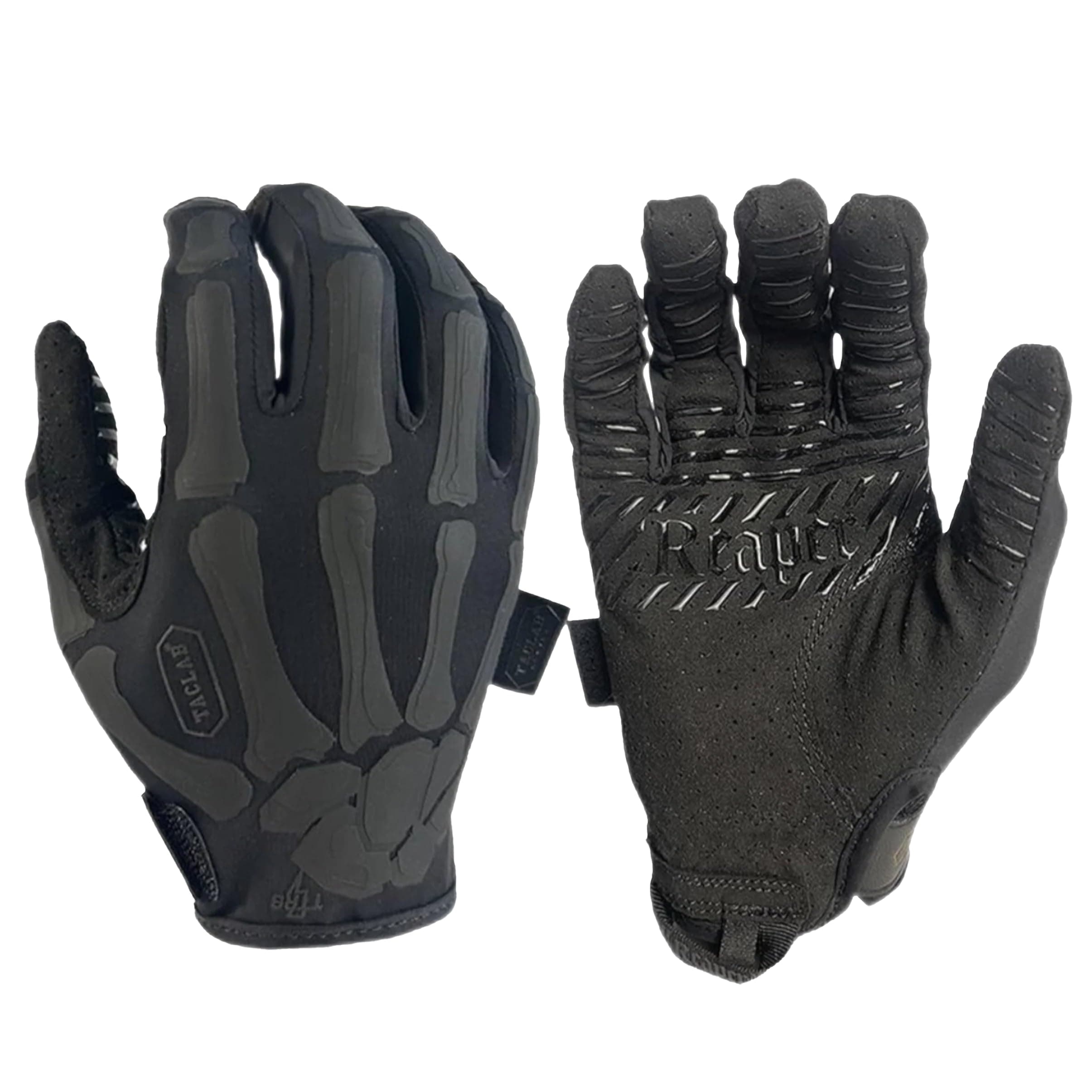 Reaper Dark Skeleton Gloves - Lightweight for Airsoft, Paintball, Cycling & More