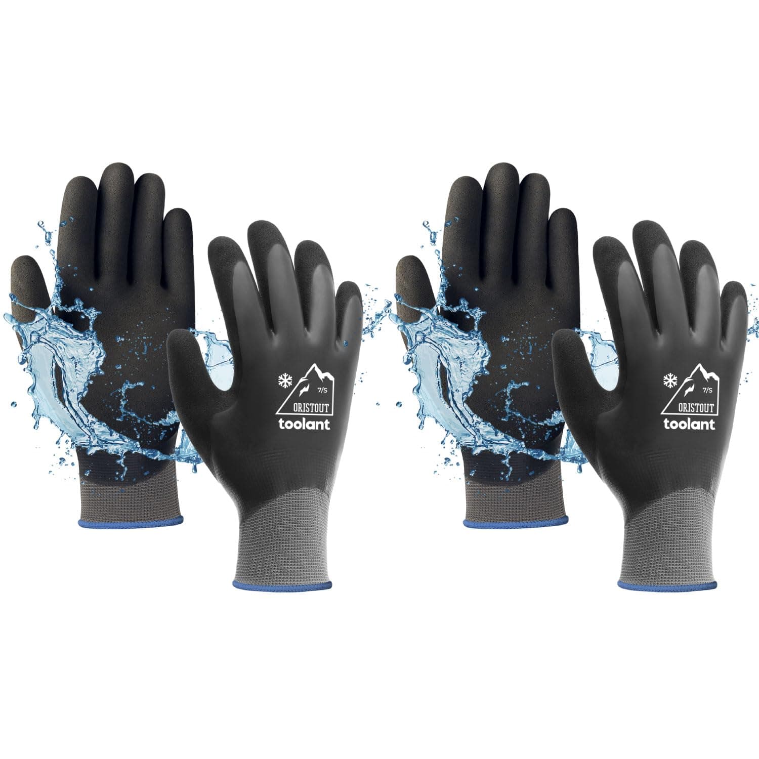 OriStout Men's & Women's Waterproof Winter Gloves, Touchscreen, Freezer Insulated for Cold Weather