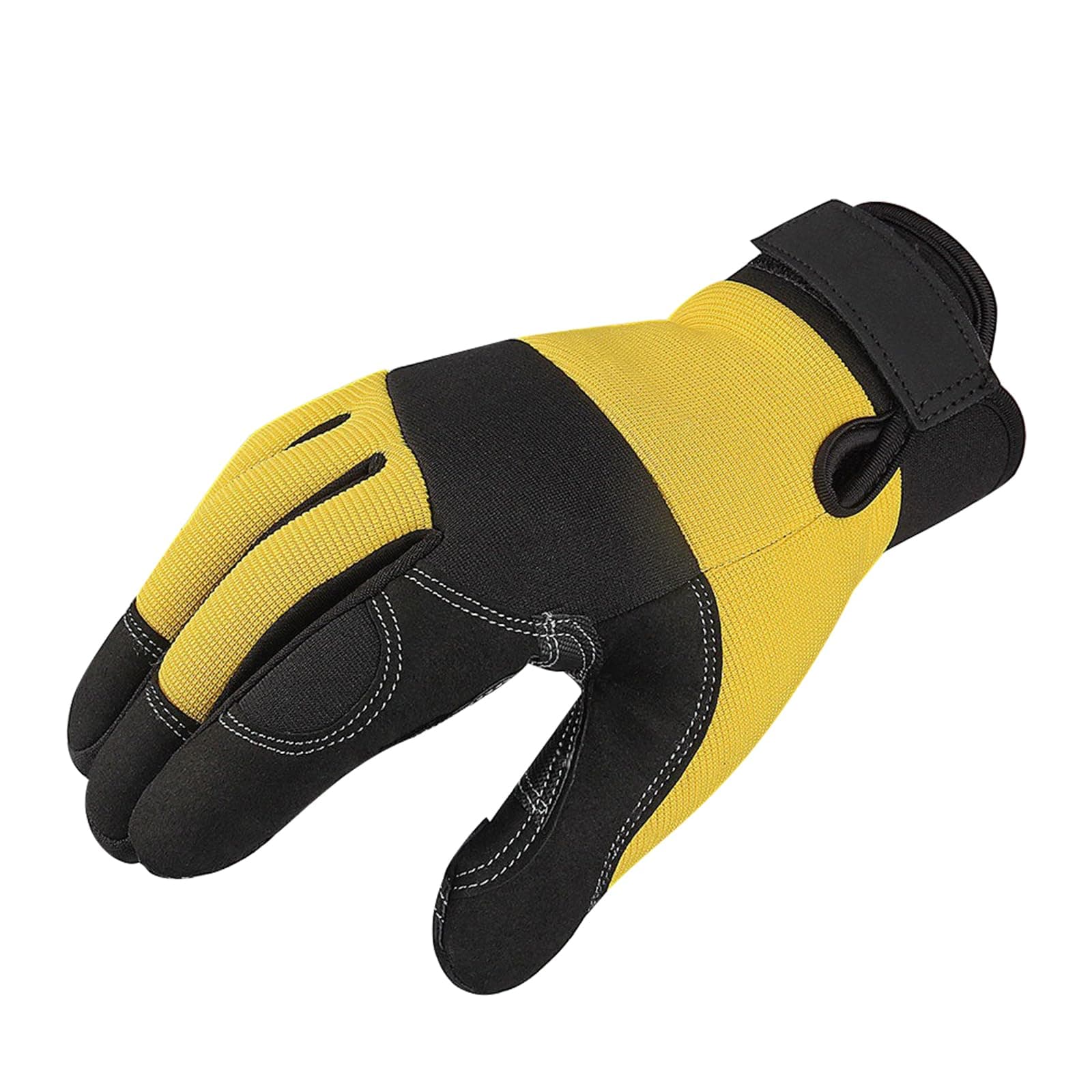 Yellow Utility Work Gloves for Men and Women with Touchscreen Capability