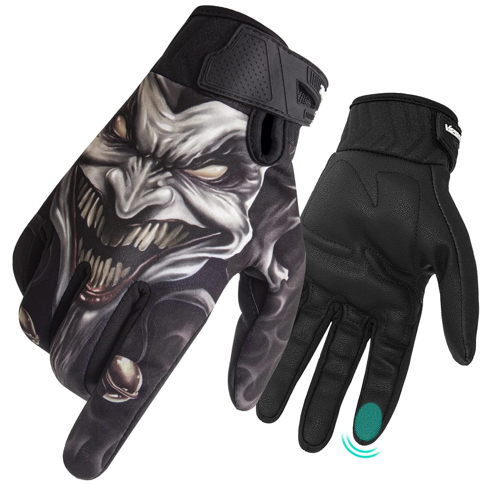 Winter Motorcycle Work Gloves for Men and Women with Touchscreen, Flexible Breathable Fit