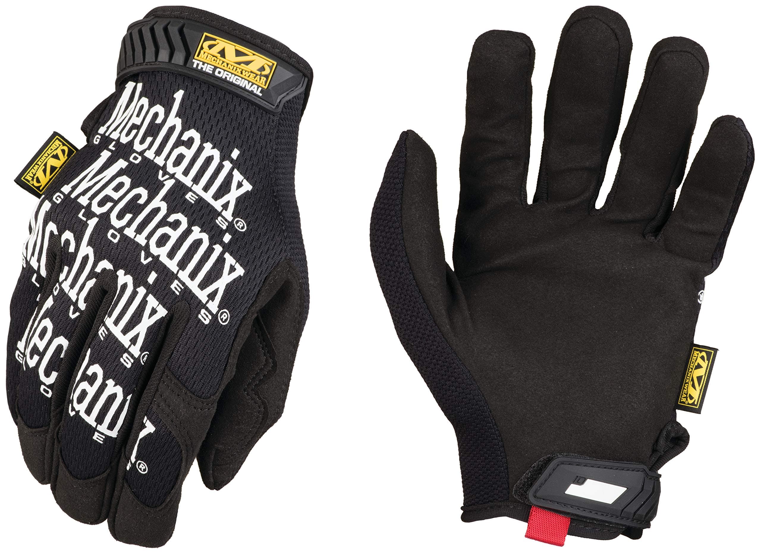 Mechanix Wear Original Synthetic Leather Safety Gloves, Durable Touchscreen Capable, Black, X-Large